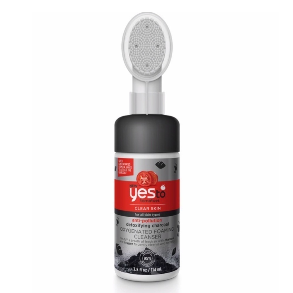 1x Yes To Tomatoes: Detoxifying Charcoal Anti-Pollution Oxygenated Foaming